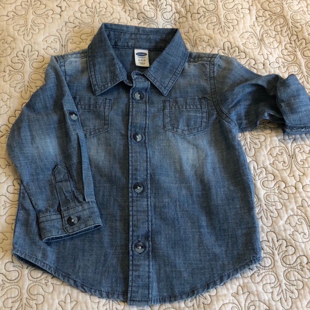 Infant chambray shirt